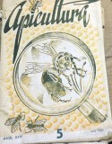 RPR1CRT Revistă Apicultura nr. 5 mai 1949, Ministerul Agriculturii, evaluare: stare acceptabilă cu uzură la margini, piesă rară.