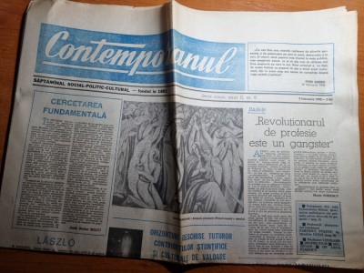 ziarul contemporanul 9 februarie 1990 foto