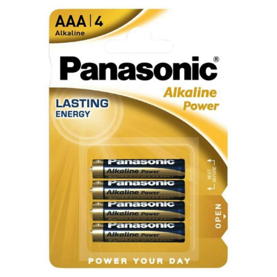 Baterii Alcaline AAA LR3 1.5V Panasonic Alkaline Power Blister 4 foto