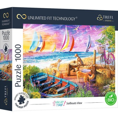 PUZZLE TREFL UFT 1000 BARCILE PE MARE foto