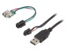 Adaptor USB AUX ACV OEM VW T6 Multivan 2015-2019 - Păstrează Port USB Original