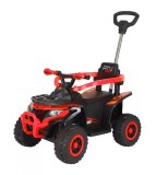 Cumpara ieftin ATV electric cu maner 4 in 1, pentru copii 1-3 ani, Kinderauto Hercules, 35W, 6V, telecomanda, premium, rosu