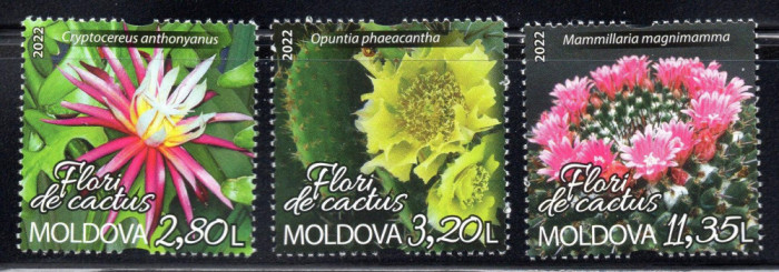 MOLDOVA 2022, Flora, MNH, neuzat