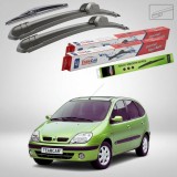 Cumpara ieftin Ștergătoare Renault Scenic I Facelift 2000-2003 | Set Față și Spate Flat &ndash; TeamCar&reg;