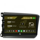 Cumpara ieftin Navigatie Honda Civic (2012-2015), Android 12, E-Octacore 2GB RAM + 32GB ROM, 9 Inch - AD-BGE9002+AD-BGRKIT007