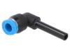 Racord Pneumatic FESTO Push-In 90&deg; QSM, 4mm, -0.95-6 bar, Unghi 90 Grade, Temperatura -10-80&deg;C