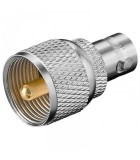 Adaptor UHF la BNC mama contact aurit Goobay