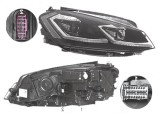 Far Volkswagen Golf 7 (5k), 03.2017-, fata, Dreapta, cu static cu lumini de curbe; cu LED daytime running light; LED; electric; cu motor;