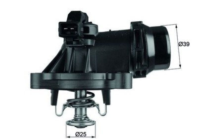 MAHLE TM 18 105 termostat,lichid racire foto