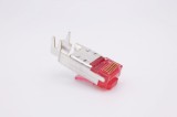 Mufa retea UTP Rj45 Hirose Cat 6 ecranata cu prindere cablu Rj 45 - 10 bucati