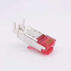 Mufa retea UTP Rj45 Hirose Cat 6 ecranata cu prindere cablu Rj 45 - 10 bucati