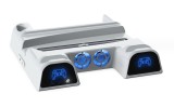 Cooler PS5, sistem racire consola multifunctionala DOBE, Compatibil cu Playstation 5 cu si fara CD, ALB