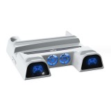 Cooler PS5, sistem racire consola multifunctionala DOBE, Compatibil cu Playstation 5 cu si fara CD, ALB