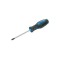 Surubelnita cruce PH1x75 varf magnetic din otel aliaj crom-vanadiu si maner cauciuc antiderapant MEGA 10331