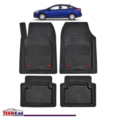 Covorase Auto TeamCar&amp;reg; Tip Tavita Compatibile Ford Focus 4 Sedan 4 uși (2018&amp;ndash;2025) foto