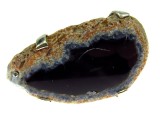 Cumpara ieftin Inel reglabil statement masiv cu agat negru natural 6A, Agate