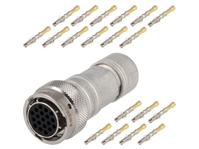 Conector Circular Crimpat RT360 19 PIN Mufă Mamă