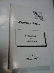 Opere 3 - PSIHANALIZA SI SEXUALITATE - SIGMUND FREUD foto