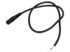Cablu DC 5,5/2,1 Negru 0,5m 2x0,5mm2, WEST POL