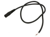 Cablu DC 5,5/2,1 Negru 0,5m 2x0,5mm2, WEST POL