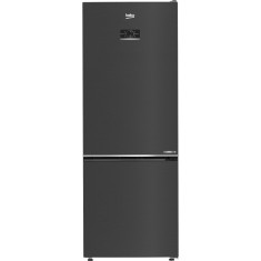 Combina frigorifica Beko B3RCNE564HXBR, 490 l, No Frost, H 192 cm, Touch Control, Usi reversibile, Clasa E, Dark Inox
