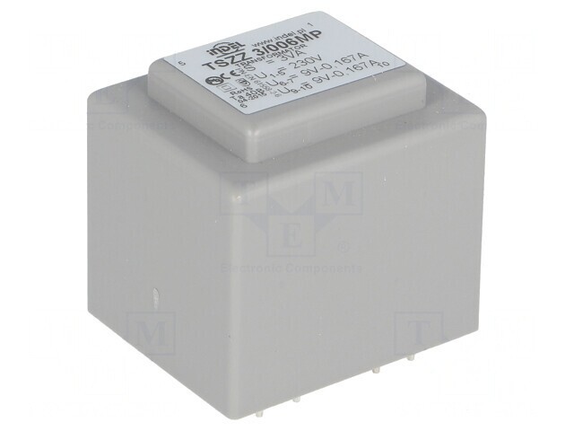 Transformator &icirc;ncapsulat 3VA 230V 2x9V 160mA PCB