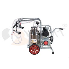 EMT. Aparat de muls oi si capre 2 posturi cu bidon din inox 25 litrii EMT 2+1 GS25
