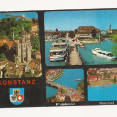 SH1-Carte Postala-ELVETIA- Konstanz , Circulata 1969