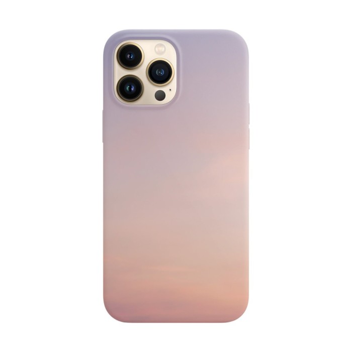 Husa compatibila cu Apple iPhone 14 model Gradient pink sky, Silicon, TPU, Viceversa