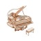 Puzzle 3D Cutie Muzicală Pianul Magic, ROKR, lemn, 223 piese