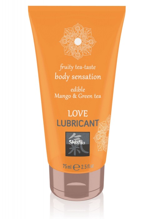 Lubrifiant Love Edible Mango&amp;Ceai Verde 75 ml