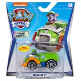 PATRULA CATELUSILOR MACHETA METALICA ROCKY CU MASINA DE CURATENIE SuperHeroes ToysZone