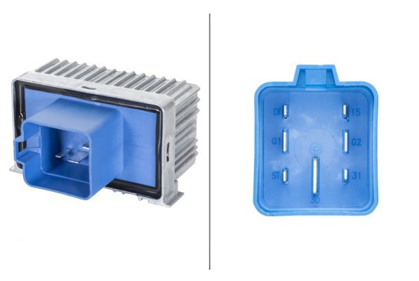 HELLA 4RV 008 188-591 unitate de control,bujii incandescente