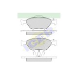 Set placute frana punte fata Ford Corier 192002; Fiesta, 192008; Fusion 202013; Ka, Puma, Street Ka; Mazda 2 202007; Mazda 121, 192002; Icer Spania