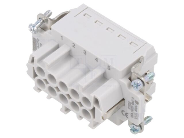 Conector HDC mamă 500V 16A PIN 10 PE push-in PHOENIX CONTACT