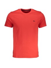 Tricou barbati, cu mini logo, Slim fit, Rosu, L foto