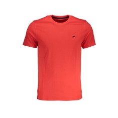 Tricou barbati, cu mini logo, Slim fit, Rosu, XL