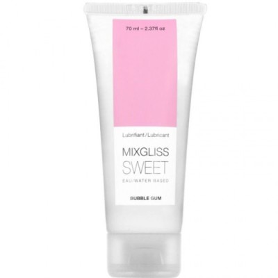 MIXGLISS - WATER BASED LUBRICANT GUM FLAVOR 70 ML foto