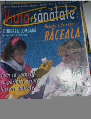 revista Viață și Sănătate - decembrie 2001 foto