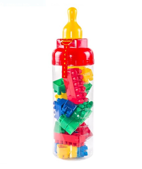 Caramizi de Constructie in Biberon 25 de piese