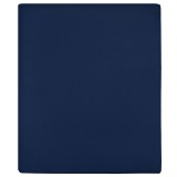 Cearșaf Pat Elastic vidaXL, 2 buc, Bleumarin, 100x200 cm, Bumbac 100%, Lenjerie Pat