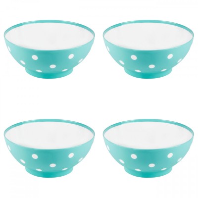 Set boluri, 4 piese, 3 L, Plastic, Verde menta foto