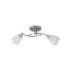 Lustra Silvia Crom+Alb 2xE27 60W, Erste
