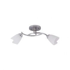 Lustra Silvia Crom+Alb 2xE27 60W