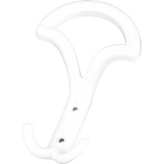 Cuier triunghi mare, din plastic, 3101-09 - alb