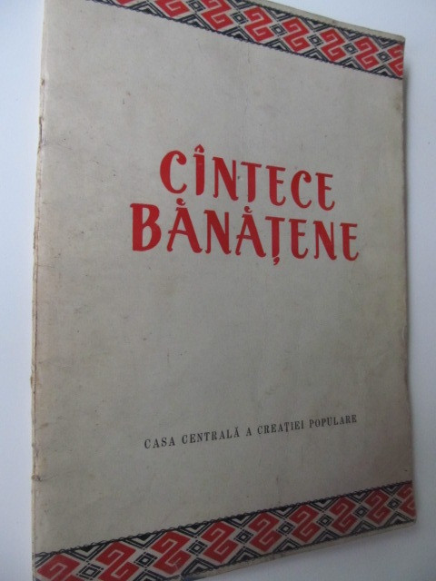 Cantece Banatene (partituri)