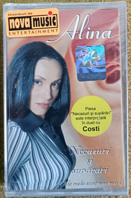 Alina și Costi Ioniță - Necazuri și Supărări, casetă audio sigilată cu muzică foto