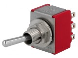 Comutator basculant 3 poziții ON-OFF-ON 2A/250V 5A/28V
