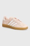 adidas Originals sneakers din piele intoarsă Gazelle Indoor culoarea roz, IH5484