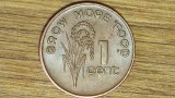 Fiji - moneda de colectie exotica - 1 cent 1982 seria FAO - Elisabeta - superba!, Australia si Oceania
